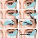 SUMETHING 3-in-1 Reusable Eye Stencils Makeup Tool - Easy Eyelash, Eyeshadow, and Eyeliner Applicator Guide - Ideal for Mascara Brush and Eyelash Grooming - Blue - Buy Online on GoSupps.com
