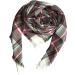 Women's Knitted Scarf - Wool Wrap Poncho for Cold Weather | Floral Design - One Size Khaki - Buy Online on GoSupps.com