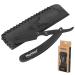 MARKHOR Cut Throat Razor Kit Matte Black Straight Razor Professional Barber Razor Premium Quality Straight Edge Razor Moustache & Beard Shaving Razor Single Blade Razor