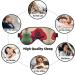Red Rose Double-Sided Sleep Eye Mask | Soft Adjustable Blindfold for Light Blocking - Buy Online on GoSupps.com