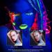 Glow in The Dark Body Face Paint Crayons - 12pcs Neon UV Fluorescent Makeup Kit for Halloween, Masquerade, Blacklight Parties - Kids & Adults - Buy Online on GoSupps.com