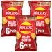 Crisps Bundle with Walkers Ready Salted Multipack Crisps 6x25g (3 Pack)