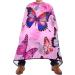 Kigai Butterfly Flowers Barber Cape - Professional Waterproof Hair Cutting Cape for Men & Women with Adjustable Snap Closure - Buy Online on GoSupps.com