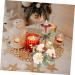 LIFKICH Artificial Garland Ornament Rings Wedding Decorations Candle Holders Candlesticks Eucalyptus Boho Decor Candle Wreath Wedding Party Decoration Plastic Front Door Flowers Picture 1 23.00X23.00X8.00CM - Buy Online on GoSupps.com