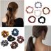 Satin Hair Scrunchies Set - 12PCS Elastic Hair Ties for Women and Girls in Mixed Colors - Buy Online on GoSupps.com