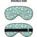 Sleep Mask Eye for Men & Women - Reusable Soft Blackout Eye Masks for Better Sleep Travel & Camping | Duck Printed Patterns - Perfect Gifts - Buy Online on GoSupps.com