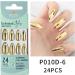 FEIlei 24x Press on Nails Glossy False Nails Full Cover Fake Nail for Women and Girls - Buy Online on GoSupps.com