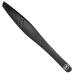 K-Pro Tweezers for Eyebrow Plucking Slanted Professional Stainless Steel 1 Piece (Black)