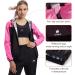 HOTSUIT Women's Sauna Suit for Gym Workout | Pink Sweat Suits for Weight Loss | Full Body Sauna Jacket & Pants Set - Large - Buy Online on GoSupps.com