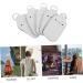 10pcs Heat Transfer Printed Bottle Covers - Travel Keychain Holders for Shampoo, Perfume & Gel - Buy Online on GoSupps.com