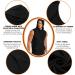 Babioboa Men's Tank Top Gym Hoodie - Sleeveless Fitness Bodybuilding Muscle Shirt with Pockets - Black L - Buy Online on GoSupps.com