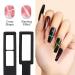 MIZHSE 5 in 1 Nail Magnet Tool for Cat Eye Nails | Multi-Function 3D Magnetic Stick | Nail Art Design Tools for Salon & DIY | Black - Buy Online on GoSupps.com