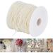 NestNiche Faux Ivory Pearl Strand Bead Roll - Wedding Party Decoration Craft Supplies - 0.1 inch Cream Beads for Girls - Buy Online on GoSupps.com