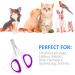 Professional Pet Nail Clippers for Cats and Small Dogs - Purple - Buy Online on GoSupps.com
