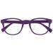 Opulize Pop Reading Glasses Fun Round Matt Frame Purple Spring Hinges Scratch Resistant Mens Womens R2-5 +2.50 Smooth Matt Purple +2.50 Magnification