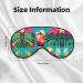 Tropical Cocktails Print Double-Sided Eye Mask | Soft Light Blocker for Better Sleep Quality - International Shipping Available - Buy Online on GoSupps.com