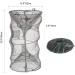 2 Pack Collapsible Fishing Bait Trap - Crab, Minnow, Crawfish, Lobster, Shrimp Net - Portable Folded Net 12.6X20.1inches - Buy Online on GoSupps.com