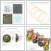 Embroidery Starters Kit for Adults - Floral Series - 4 Pack Stamped Cross Stitch Set with Hoop, Cloth, Thread - Needlepoint Kit for Beginners - Buy Online on GoSupps.com