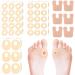 78 Pieces Corn Pads for Feet Callus Cushion Oval Shape Corn Cushions U Shaped Callous Adhesive Foot Cushions Self Stick Adhesive Cushions for Men Women Feet Toe  Reduce Pressure from Corn  4 Style