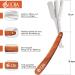 OCBA Wooden Handle Rasi Knife | High-Quality Stainless Steel Barber Razor for Precision Wet Shaving - Buy Online on GoSupps.com