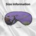 Buy Reusable Sleep Mask Eye for Comfort & Better Sleep | Soft Blackout Eye Masks for Travel & Home | Perfect Gift for Him & Her - Lavender Field Design - Buy Online on GoSupps.com