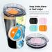 Yeti Lid Replacement Slide Block for 10 oz - 30 oz Tumblers (Black Orange Teal Pink) - Buy Online on GoSupps.com
