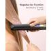 Wavytalk 100% Pure Titanium Hair Straightener | Dual Voltage 1 Inch Flat Iron | Silky Hair Instantly | 170 -450 | Matt Black - Buy Online on GoSupps.com