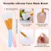 Buy WLLHYF 6-Piece Face Lip Mask Applicator Set | Silicone Brush for Exfoliating Cleansing & Removing Blackheads | Perfect Skin Care Tool for Women & Girls - International Shipping - Buy Online on GoSupps.com