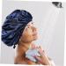 Adjustable Buckle Silk Night Cap Set - 2pcs Tibetan Green Women's Spa & Shower Bonnets - Buy Online on GoSupps.com