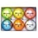 Chromax Metallic M5 Colored Golf Balls (Pack of 6) Assorted