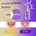 Purple Toothpaste for Teeth Whitening Color Corrector Purple Toothpaste Against Yellow Teeth Whitening Whitening Purple Toothpaste - For Whiter Teeth (30Ml) - Buy Online on GoSupps.com