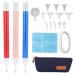 Art Light Pen Painting Drill Pen Set Easy Use for Women Girls for Nail Art DIY Craft