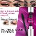 2 PCS Vibely 2 in 1 Mascara - Waterproof, Lengthening, Thickening Effect - 4D Silk Fiber Makeup for Long, Full Lashes - Buy Online on GoSupps.com
