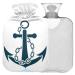 Naanle sea anchors with chain hot water bottle with reference transparent hot water bottle 2l large hot hot water bottle for bed handfoot heat pain relief heat and cold therapy