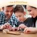 VITTYL Mini Bowling Game Set - Fun White Elephant Gift for Kids & Adults | Desk Stress Reliever | Educational Early Development Toy | Wooden Mini Bowling Ball - Buy Online on GoSupps.com