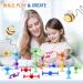 Suction Toys Kids Bath Toys 19pcs | Fun and Educational Sensory Toys for Kids 3-7 Years Old | Montessori Building Toys for Stress Relief and Travel - Buy Online on GoSupps.com