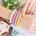 LuzGod 20 Color Spiral Coil Bracelet Hair Ties Bulk - Waterproof Telephone Cord Scrunchies for All Hair Types - Ideal for Women, Girls, and Teens - Buy Online on GoSupps.com