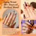 Modelones 32 Pcs Fall Orange Halloween Pumpkin Dip Powder Nail Kit with 20 Colors - Perfect for Nail Art Manicure Beginner DIY Salon - A1 Autumns Finest - Buy Online on GoSupps.com