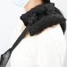 Neck Pad Strap Cushion Pillow for Arm Sling Comfort Shoulder Support Pad Rotator Cuff Replacemet Surgery Elbow Brace Carry Padded Cover Broken Wrist Hand Injury Cast Minky Dot Black 2 Rows-Minky Dot Black