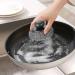 Stainless Steel Scrubber - Stainless Steel Scrubber Dish Brush Portable Metal Scrubber Pot Scrubbers for Iron Pots Barbecue Grills Black - Buy Online on GoSupps.com
