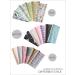 Floral Cotton Fabric Patchwork Squares Bundle - 45pcs 8x8 Prints for Quilting & DIY Crafts - Buy Online on GoSupps.com