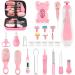 Baby Healthcare and Grooming Kit Portable Baby Safety Care Set Baby Essentials kit for Newborn (Pink 26 in 1)