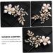 FOMIYES 1pc Hairpin Wedding Hair Tiaras for Women Hair Barrettes for Women Hair Accessories for Women Wedding Bridal Hair Barrette Flower Hair Clips for Women Side Clip Alloy Lace Miss - Buy Online on GoSupps.com