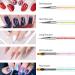 Sularpek Nail Art Brushes 5 Pcs Double-Ended Kit - Nail Art Point Drill Drawing Brush Pen, UV Gel Brush for Design & Detailing - Buy Online on GoSupps.com