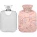 Naanle Hot Water Bottle - Paisley Floral Transparent Heating Solution for Back Pain Relief & Cold Therapy (1L) - Buy Online on GoSupps.com