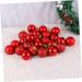 Alipis 24 Pcs Christmas Hanging Balls Christmas Shatterproof Ornament Pendant Red Barreled Red Size 1 - Buy Online on GoSupps.com