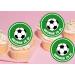 20 x Personalised Football party cupcake toppers wafer/icing uncut - (icing paper red) Red icing paper - Buy Online on GoSupps.com