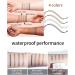Eyebrow Pencil 4-Point Fork Tip Waterproof Eyebrow Pencil Long Lasting Creates Natural Eyebrow Shape Suitable for Professional Makeup and Beginners (1) - Buy Online on GoSupps.com