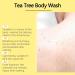 Tea Tree Body Wash Tea Tree Tinea Versicolour Body Wash with natural tea tree oil skin care for back acne folliculitis itching in the groin athletes foot and ringworm 2 - Buy Online on GoSupps.com