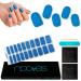 NOOVES NOOVES Nails - Premium Precursed Gel Nail Polish - Sea Water - Blue | Semi-Permanent Gel Nail Strips | Gel Nail Stickers | Gel Nail Stickers